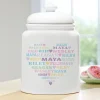 Pastel Heart Full of Love Cookie Jar