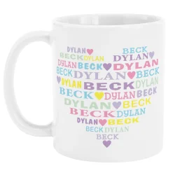 Pastel Heart Full of Love Mug