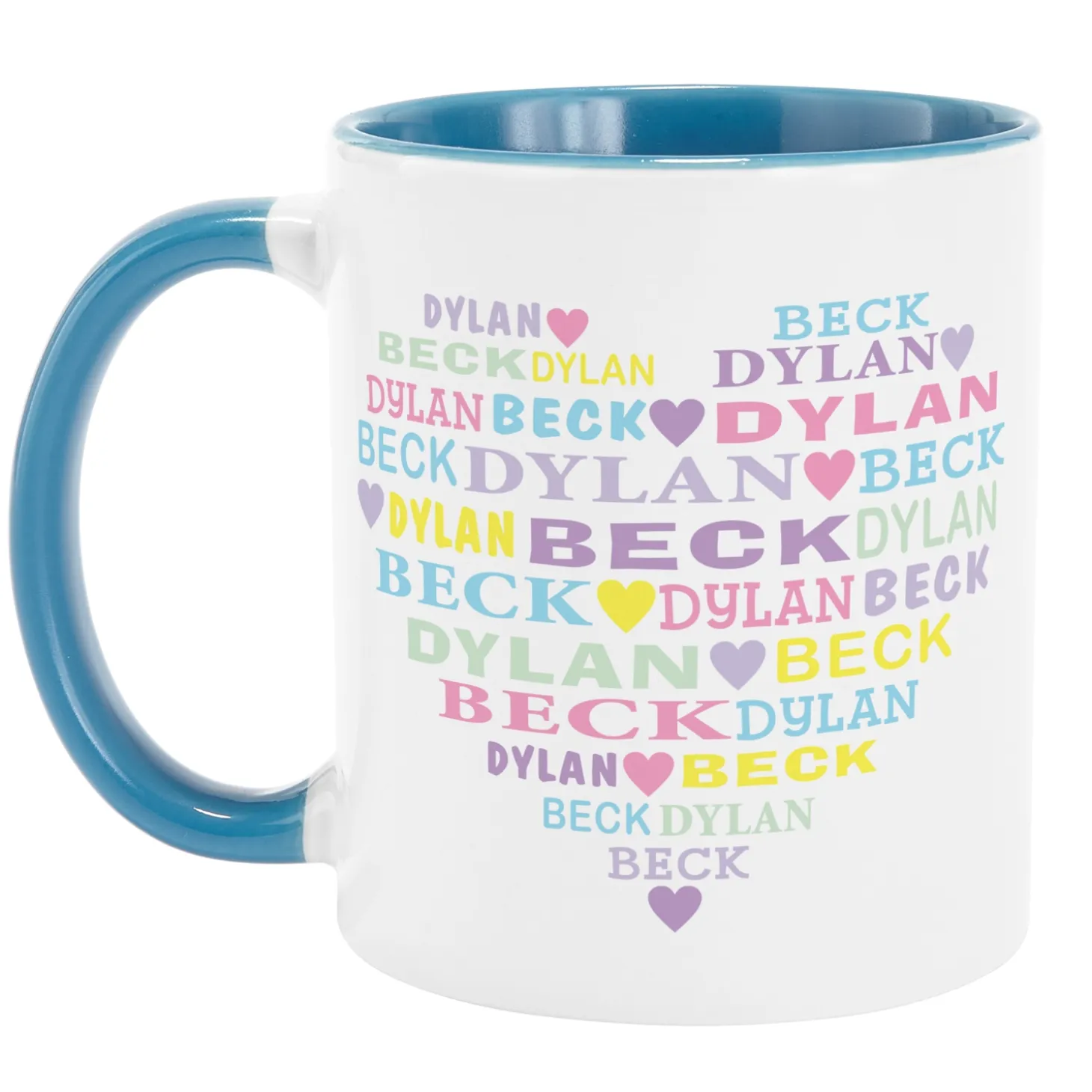 Pastel Heart Full of Love Mug