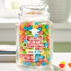 Path To Success Glass Treat Jar
