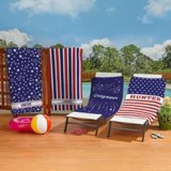 Patriotic Beach Towel