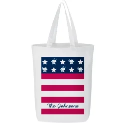 PEANUTS® Americana Stars and Stripes Pattern Tote