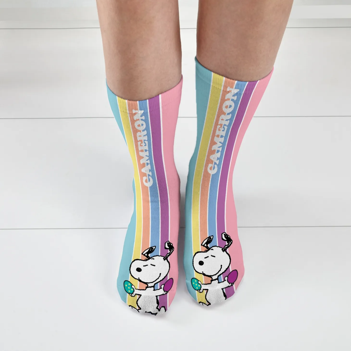 PEANUTS® Easter Snoopy™ Stripes Socks