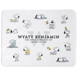 PEANUTS® Fun Faces with Snoopy™ Plush Baby Blanket