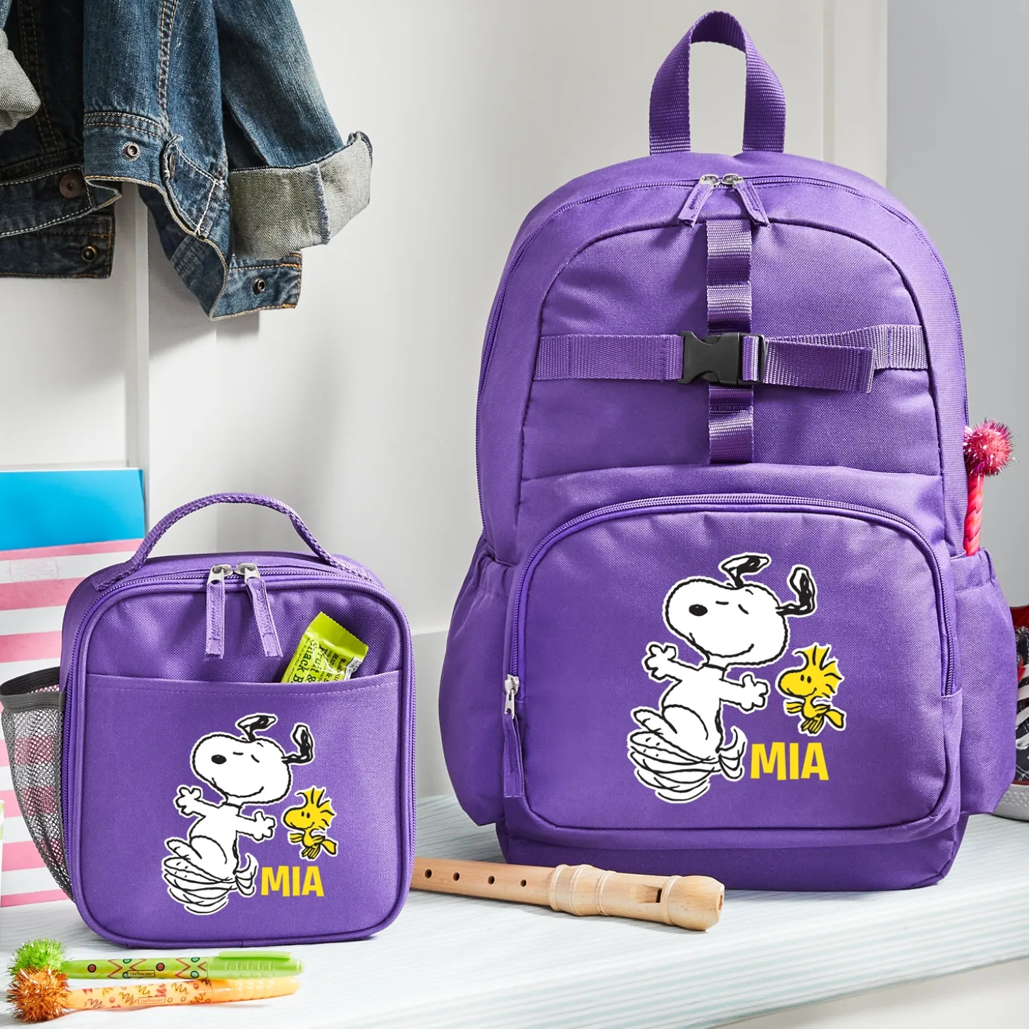 PEANUTS® Happy Dance Backpack Collection - Purple