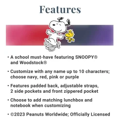 PEANUTS® Happy Dance Backpack Collection - Navy