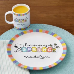 PEANUTS® Happy Spring Personalized Tableware