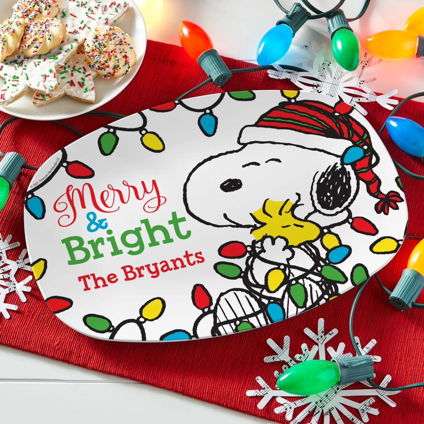 PEANUTS® Merry & Bright Holiday Platter