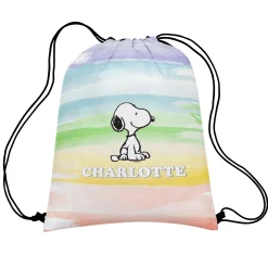 PEANUTS® Rainbow Drawstring Bag