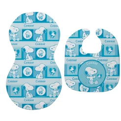 PEANUTS® Sweet Baby Snoopy™ Bib & Burp Cloth Set