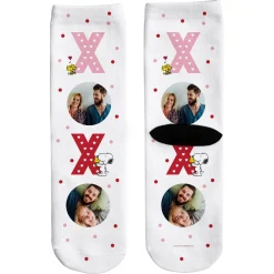 PEANUTS® XOXO Photo Socks