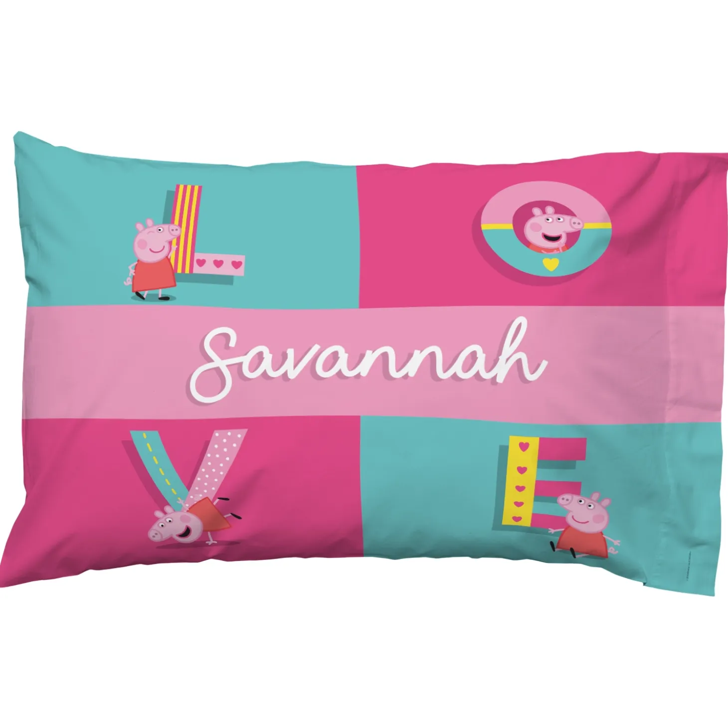 Peppa Pig LOVE Pillowcase