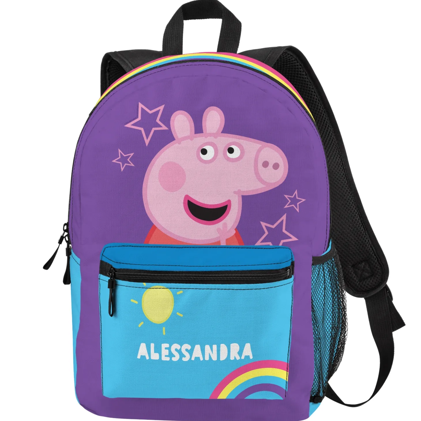 Peppa Pig Rainbow and Stars Backpack