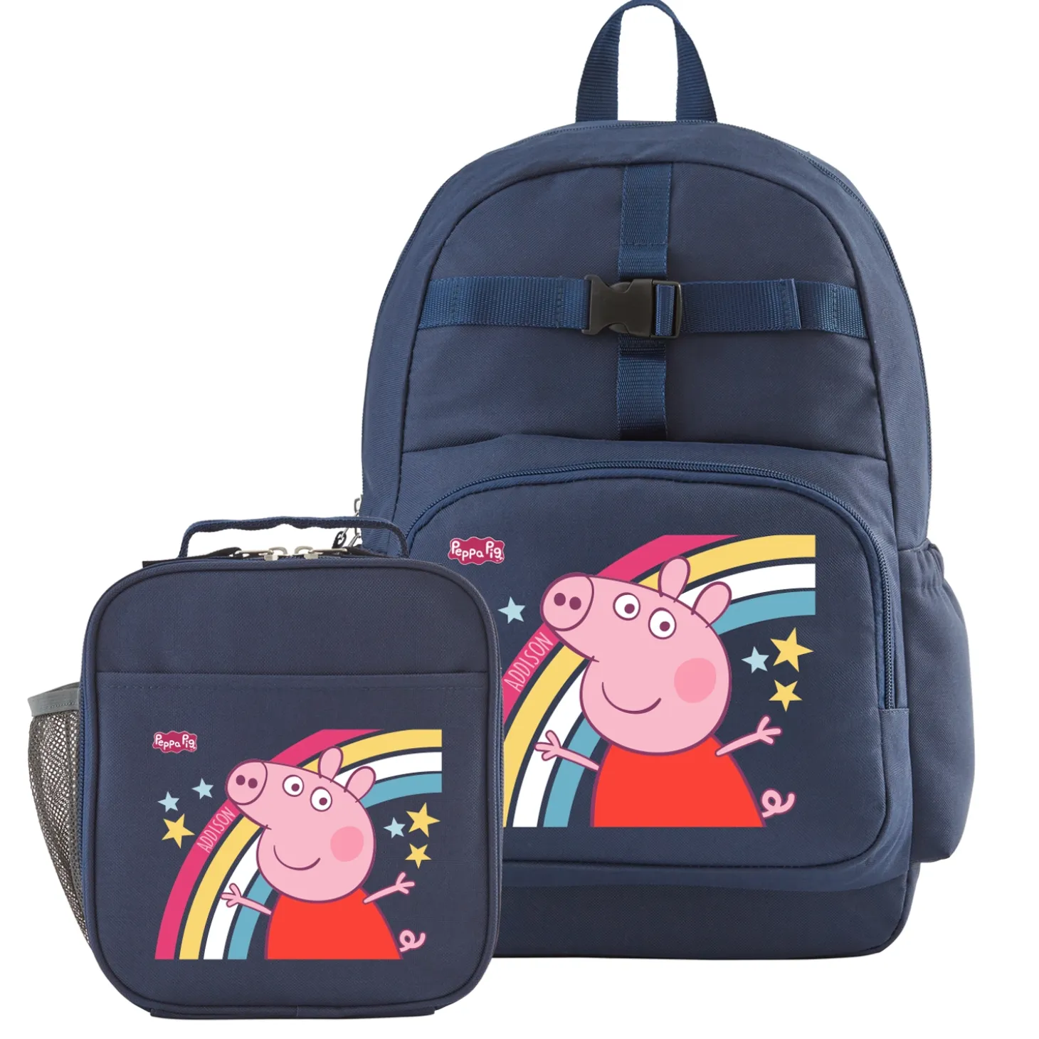Peppa Pig Rainbow Backpack & Lunch Box