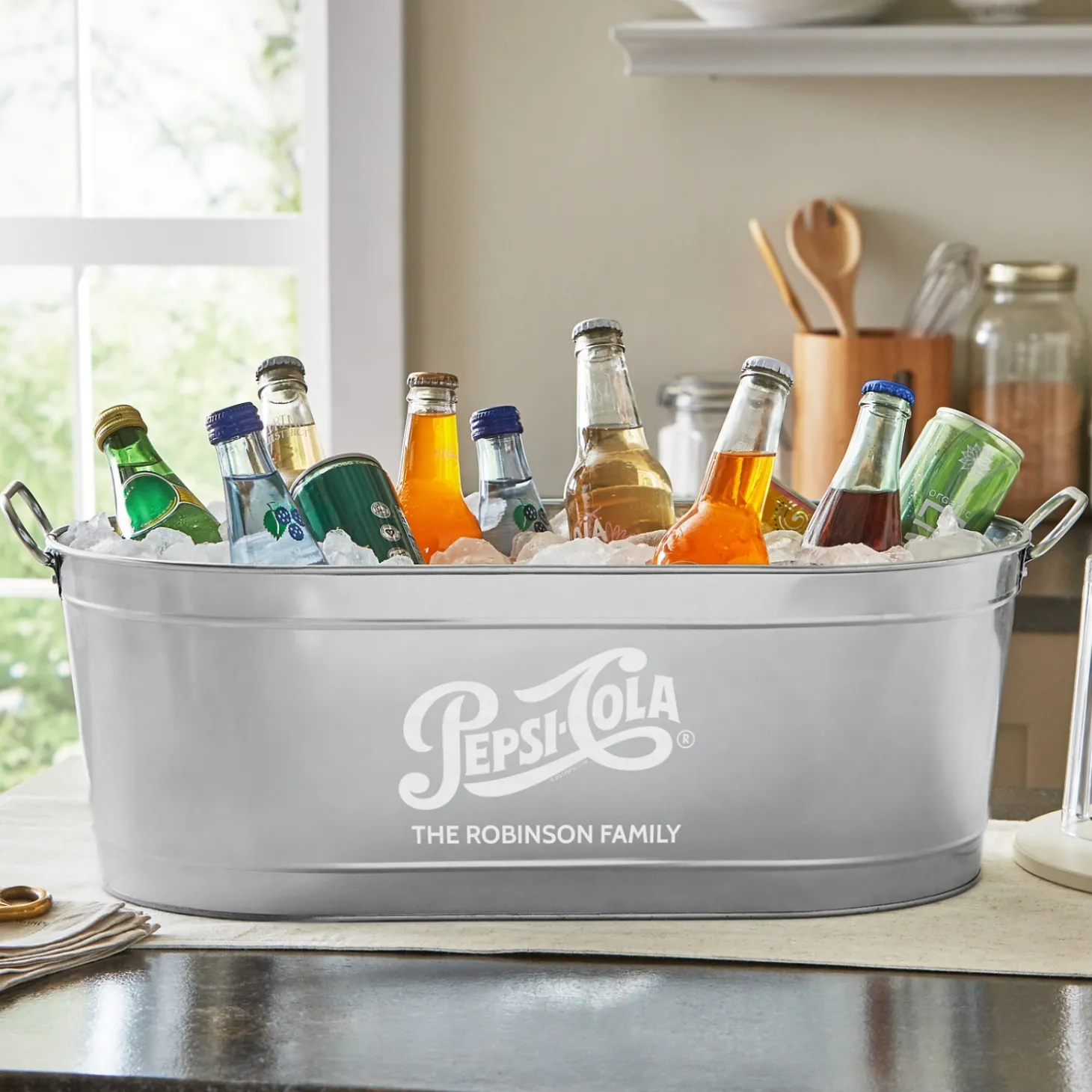 Pepsi® Vintage Logo Beverage Tub