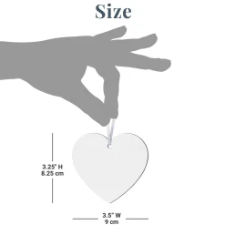 Pet Memorial Photo Heart Ornament