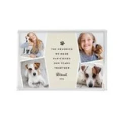 Pet Memories Photo Memorial Glass Block