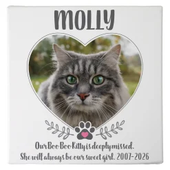 Pet Photo Memorial Keepsake Box