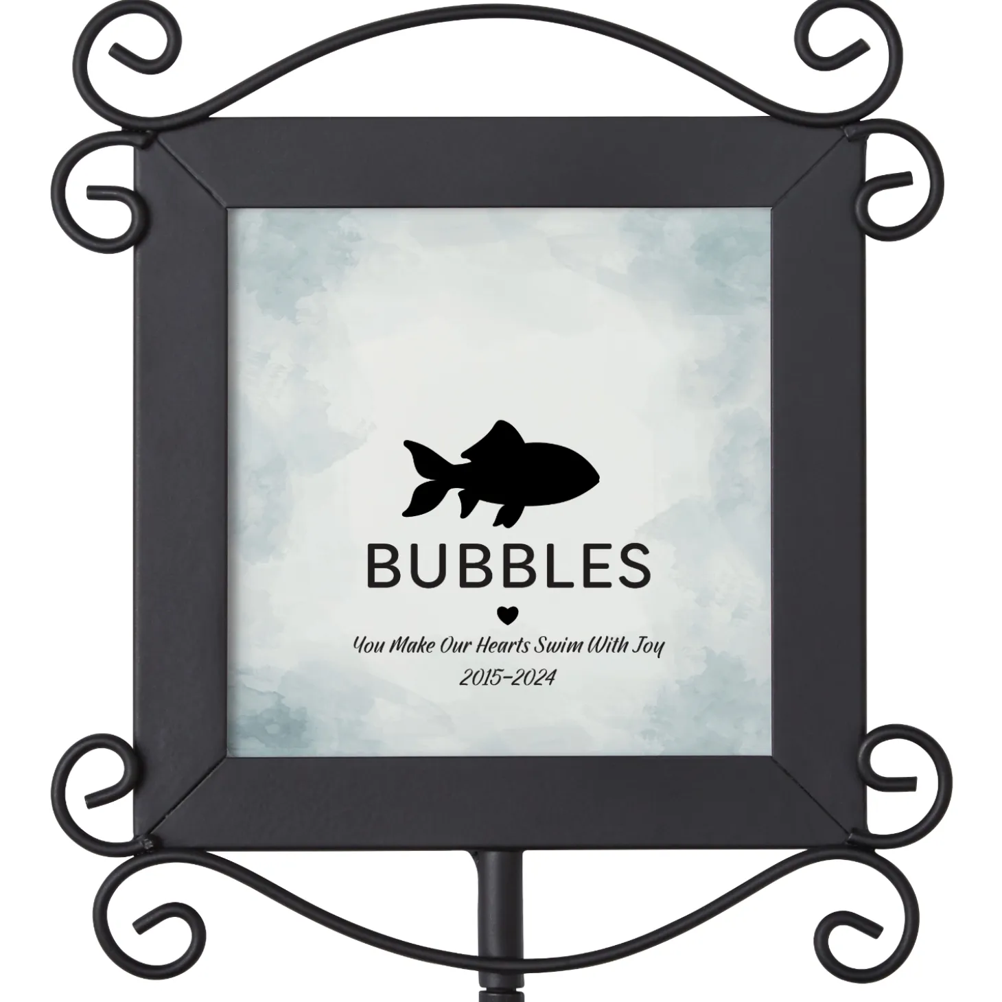 Pet Silhouette Memorial Garden Stake