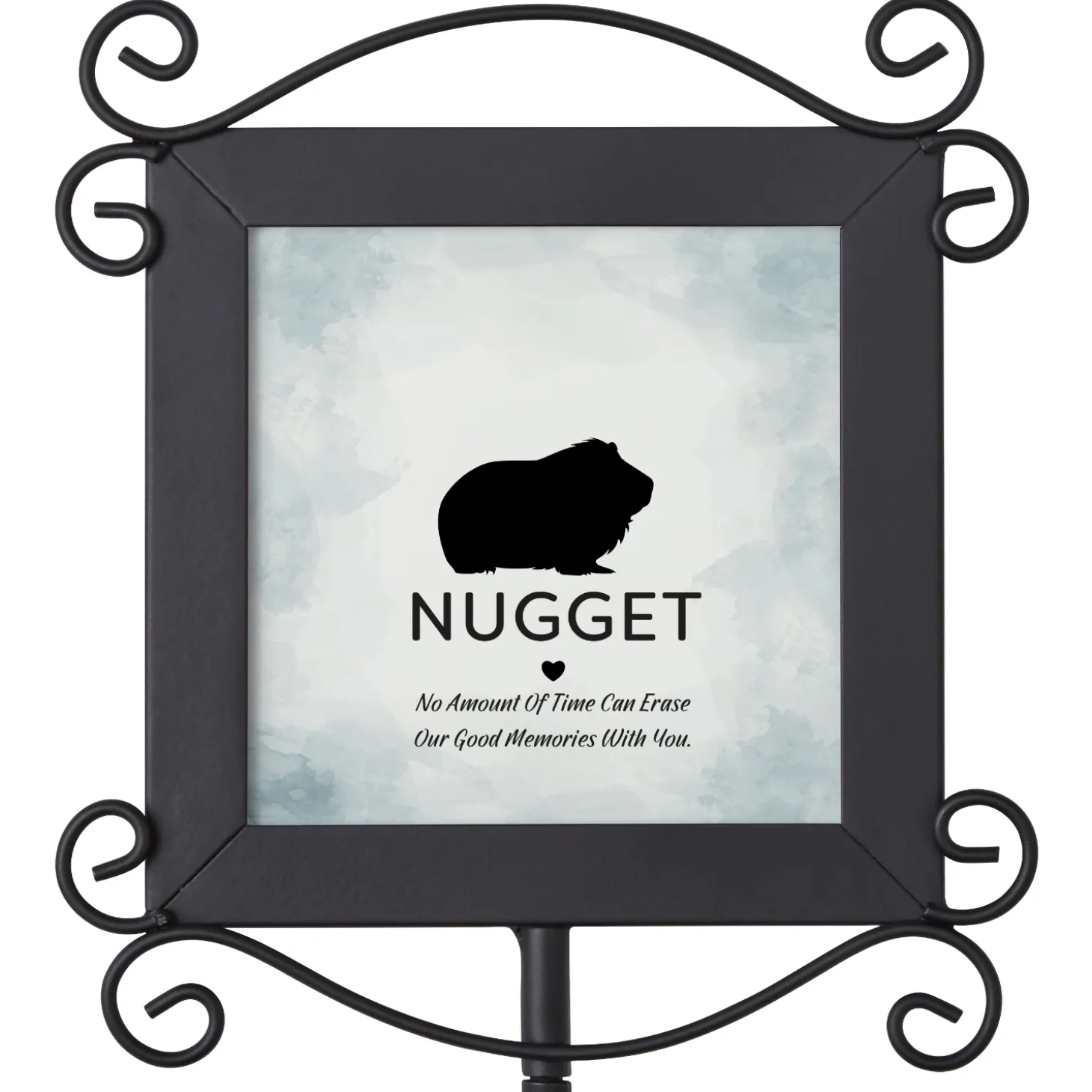 Pet Silhouette Memorial Garden Stake