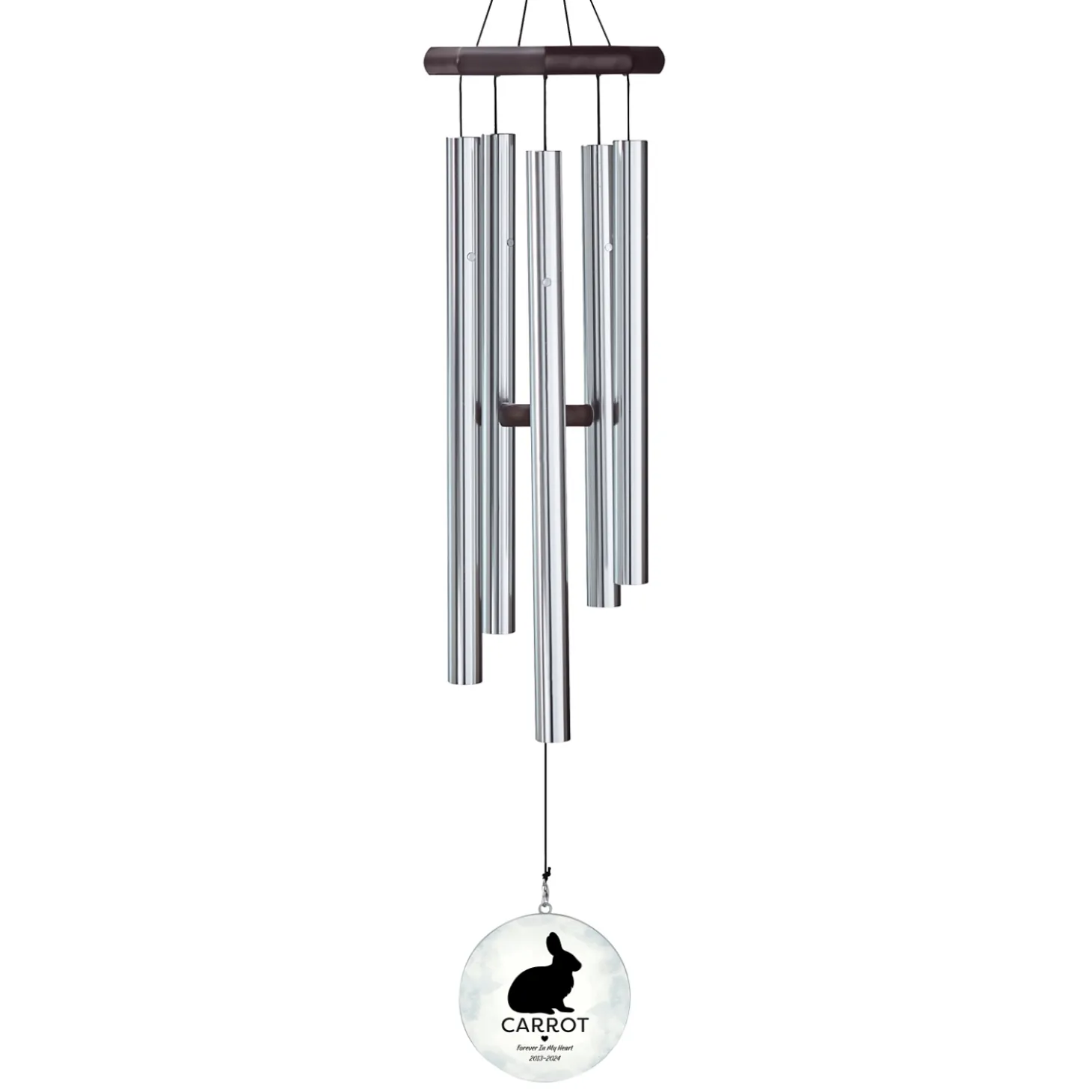 Pet Silhouette Memorial 30" Wind Chime