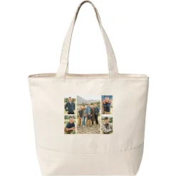 Photo Gallery Zippered Tote Bag