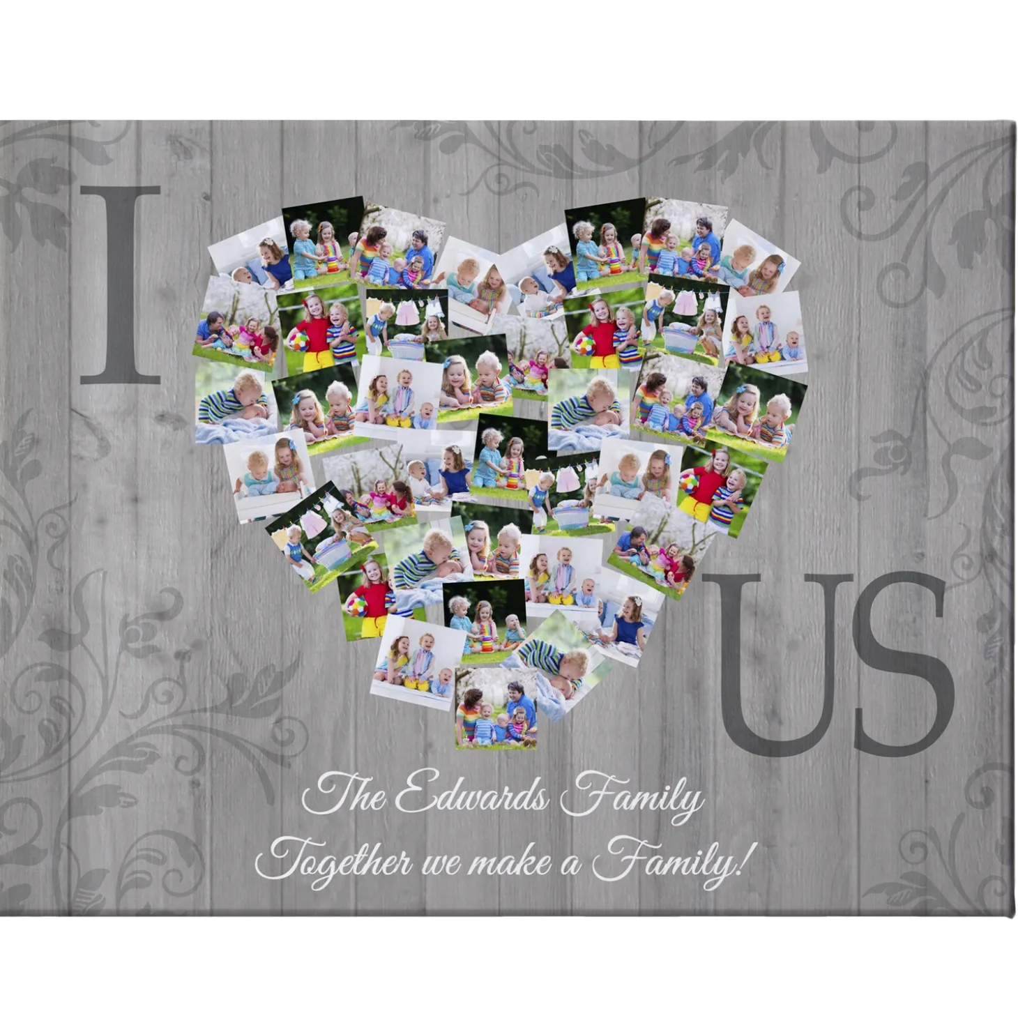 Photos of Us Collage Canvas
