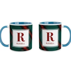 Pick Your Plaid Initial Mug
