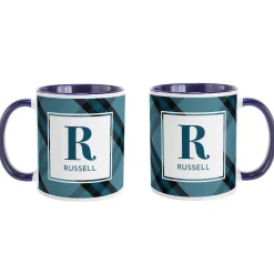 Pick Your Plaid Initial Mug