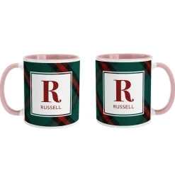 Pick Your Plaid Initial Mug