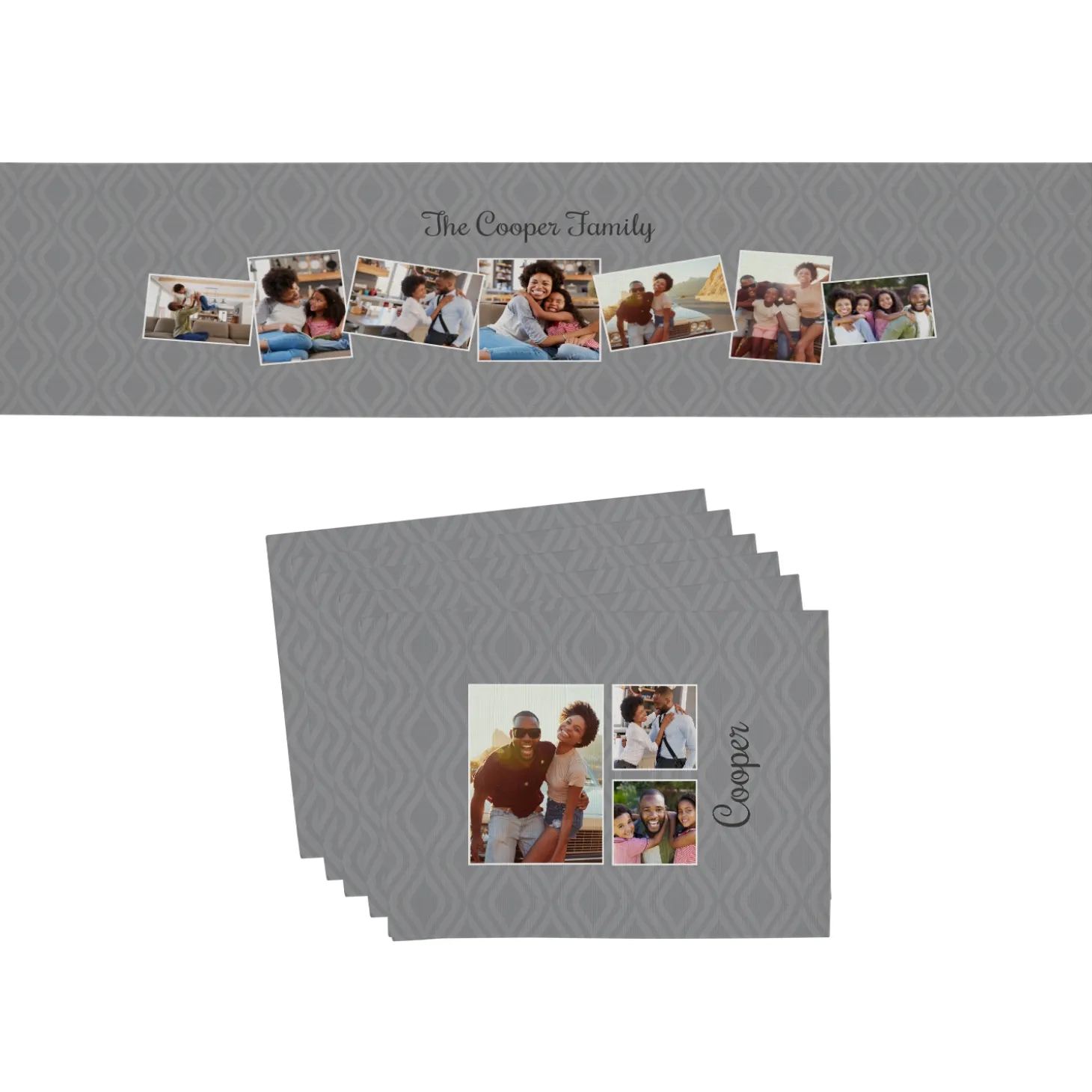 Picture It! Photo Memories Table Runner & Placemats