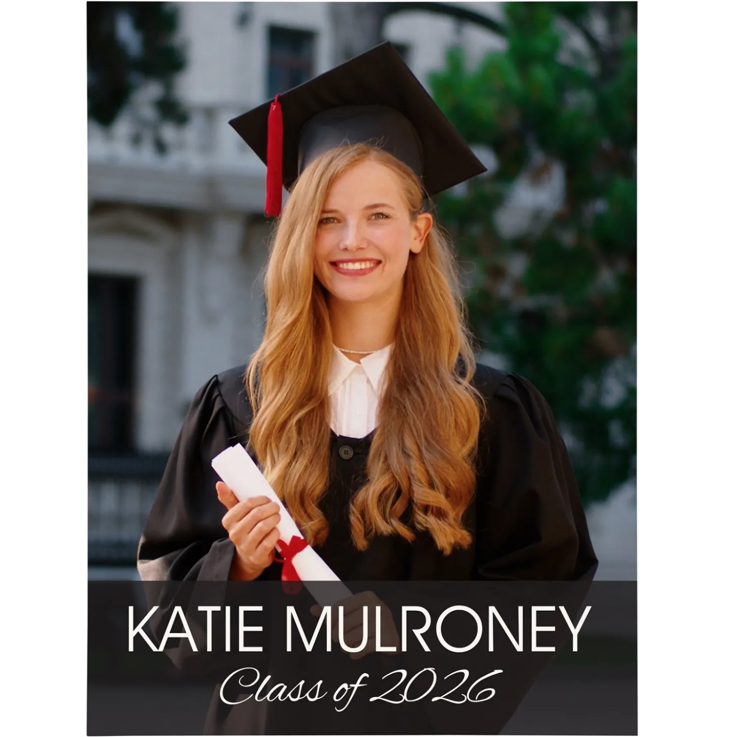 Picture-Perfect Graduation Wood Block