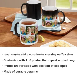 Picture-Perfect Multi Photo Color Changing Mug