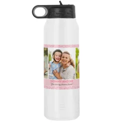 Picture Perfect Pattern Photo Stainless Steel Water Bottle