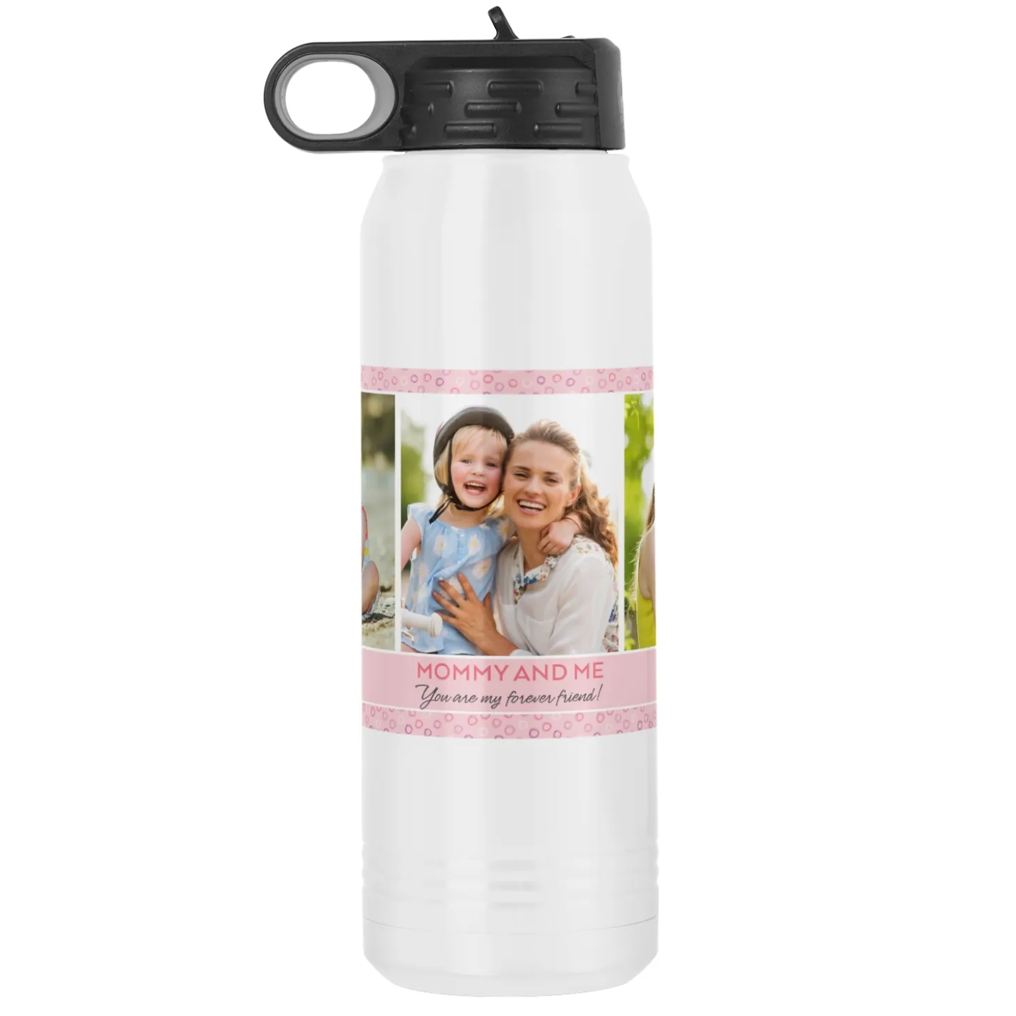 Picture Perfect Pattern Photo Stainless Steel Water Bottle