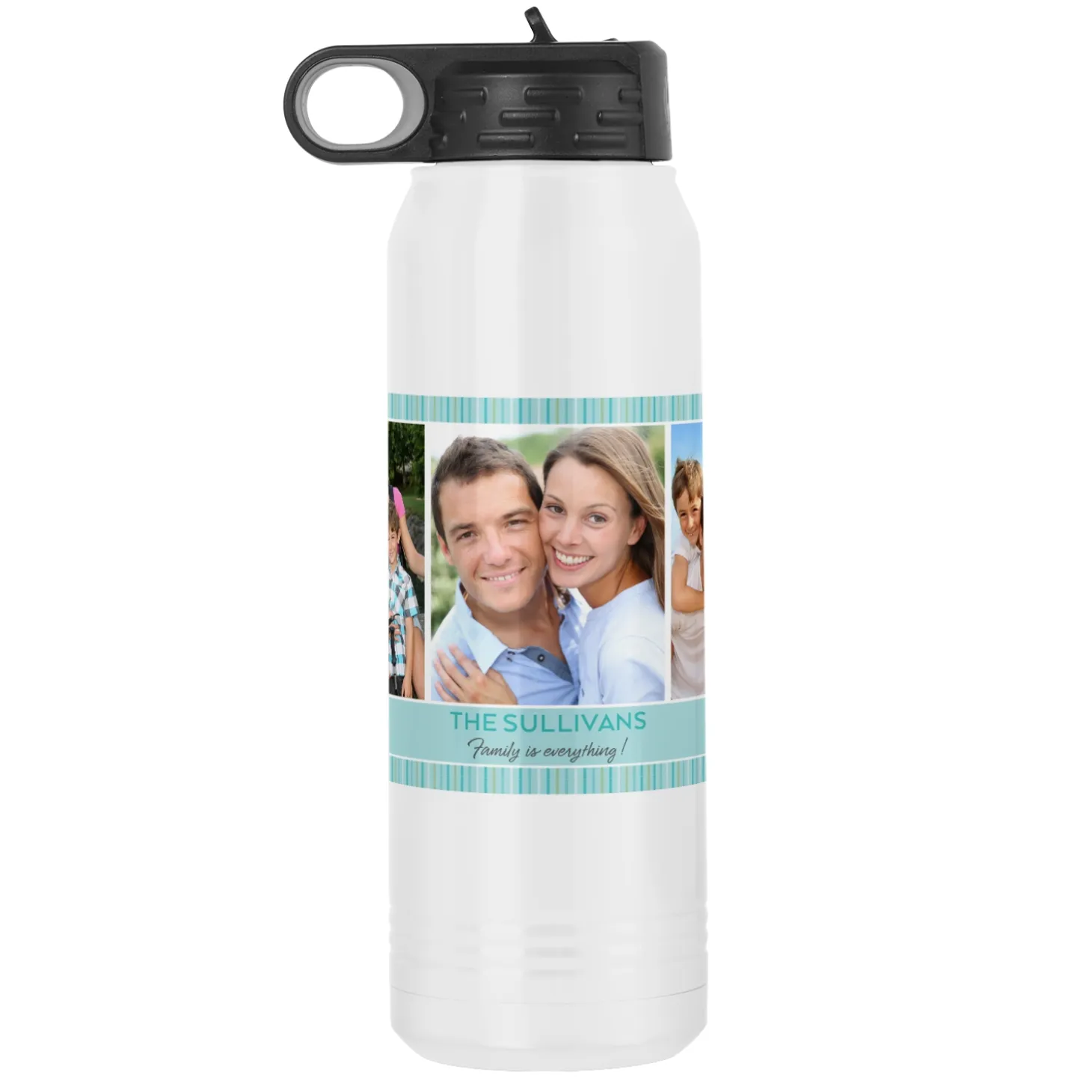 Picture Perfect Pattern Photo Stainless Steel Water Bottle