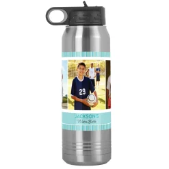Picture Perfect Pattern Photo Stainless Steel Water Bottle