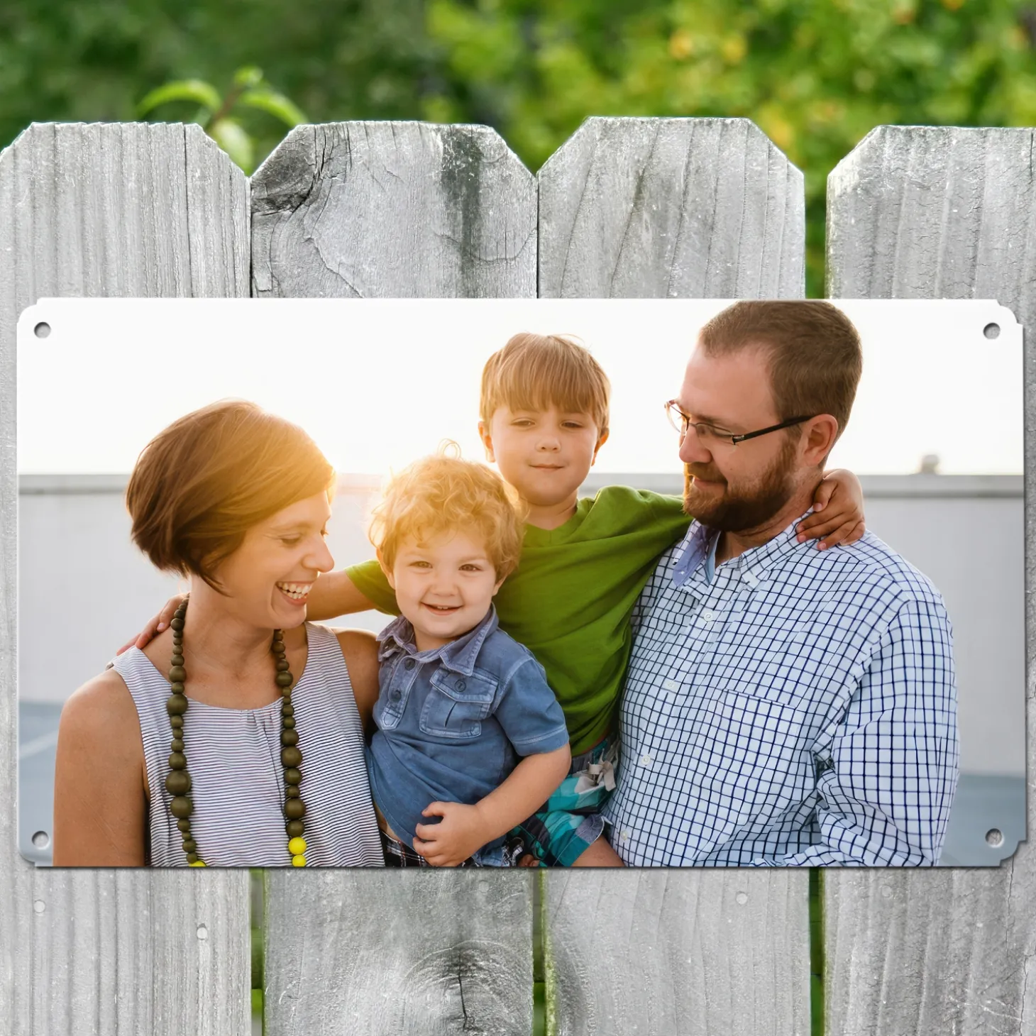 Picture-Perfect Photo Metal Sign