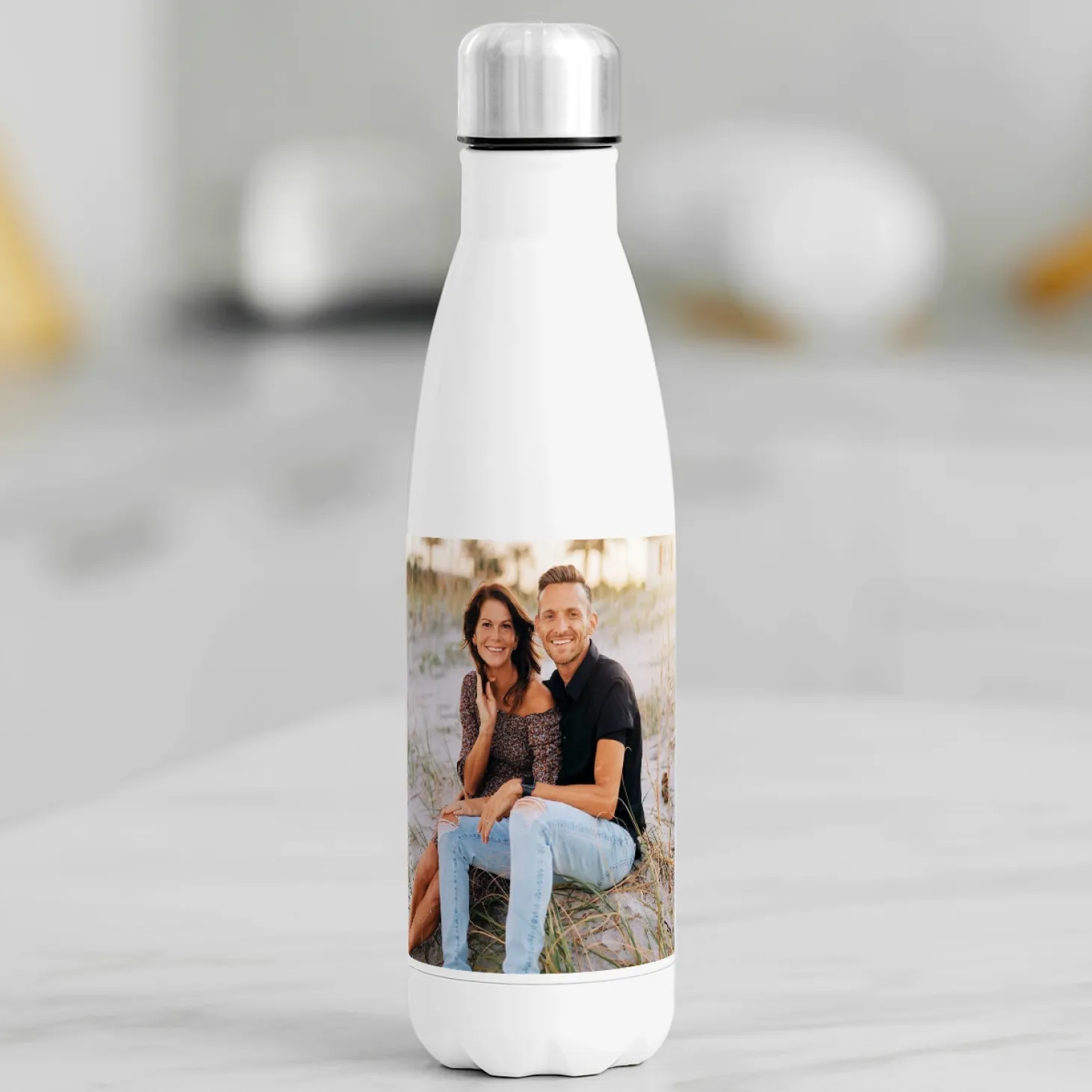 Picture-Perfect Photo 17 oz. Stainless Steel Water Bottle