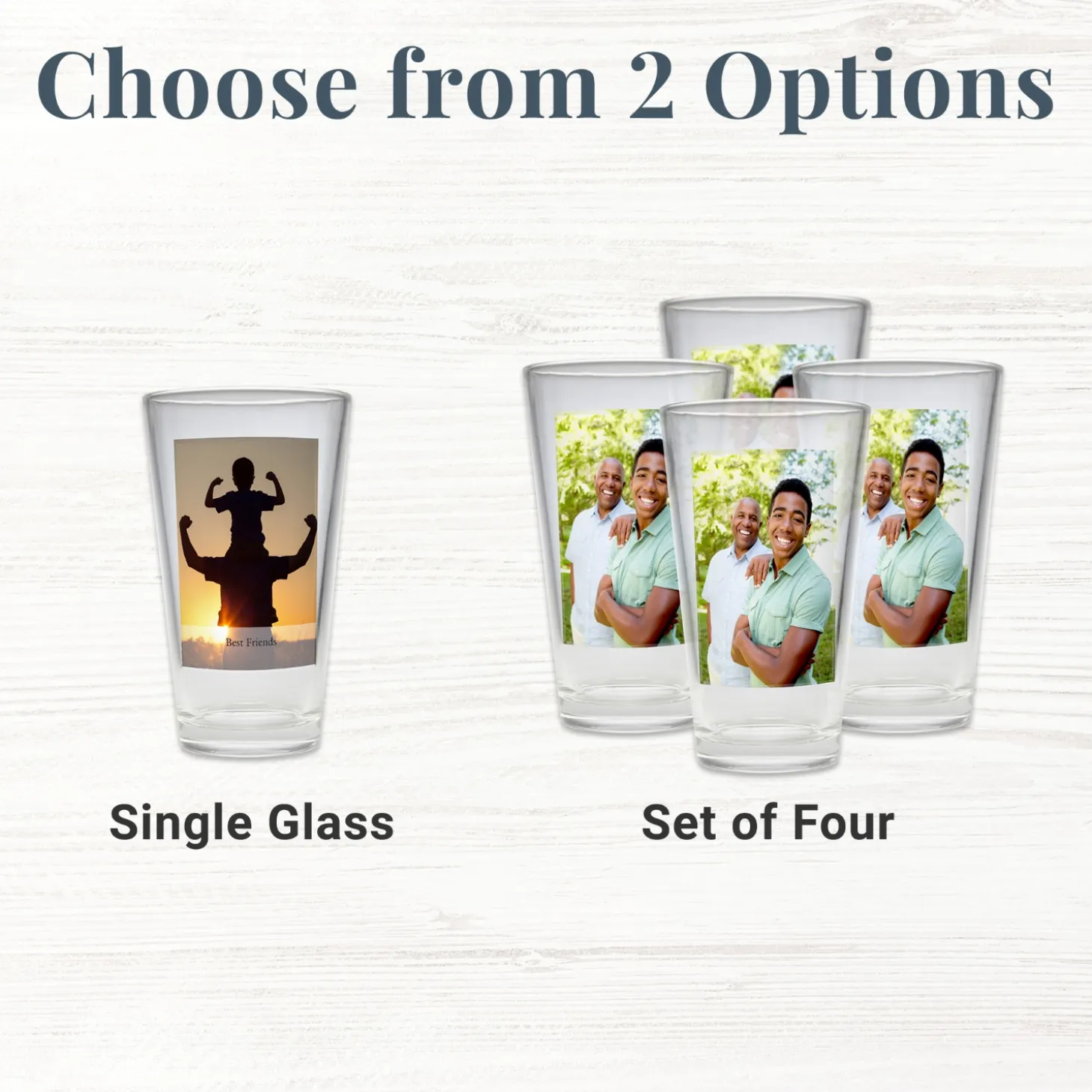 Picture-Perfect Photo Pint Beer Glass