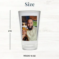 Picture-Perfect Photo Pint Beer Glass