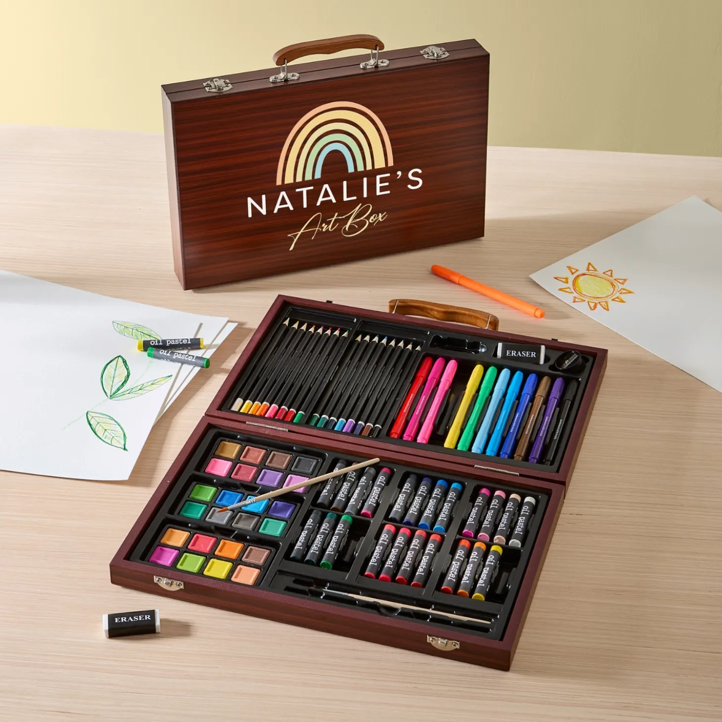 80 Piece Kids Art Set Collection