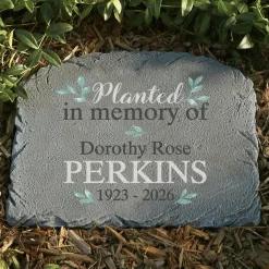 Planted In Love Memorial Garden Stone