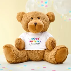 Plush Teddy Bear Gram Colorful Birthday T-Shirt