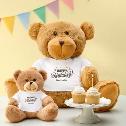 Plush Teddy Bear Gram- Happy Birthday T-shirt