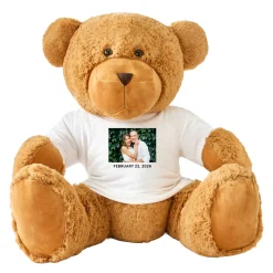 Plush Teddy Bear Gram Photo with Message T-shirt