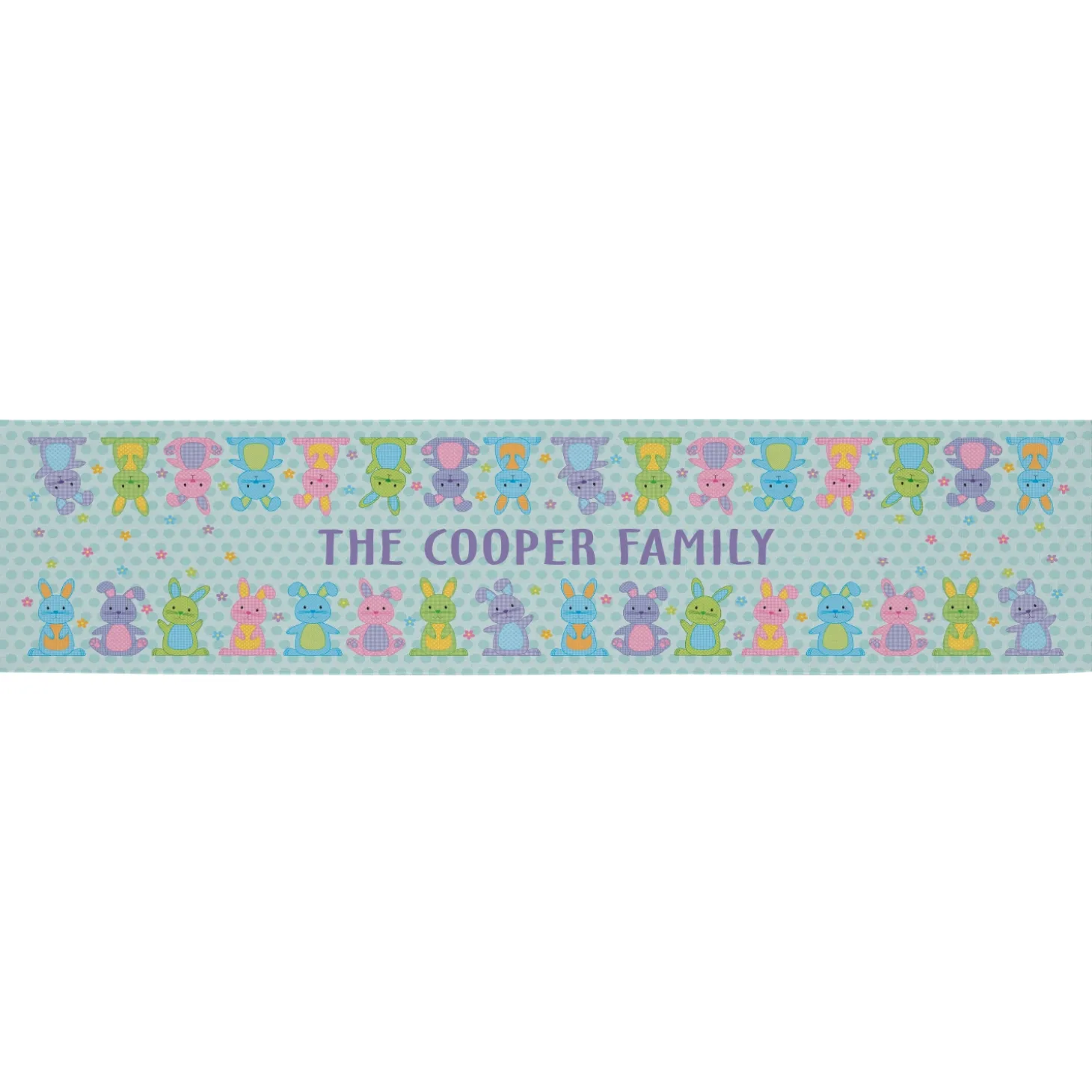 Polka Dot Bunnies Table Runner & Placemats