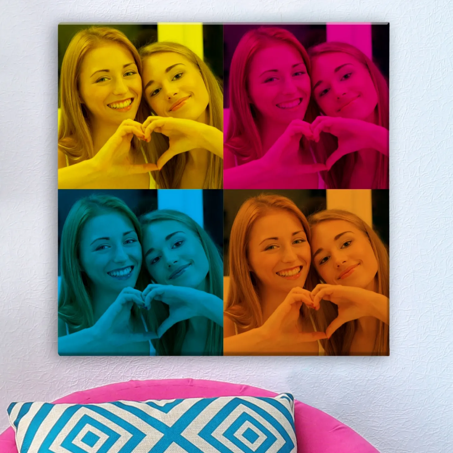 Pop Art Photo Canvas