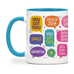 Positive Speech Bubbles Mug