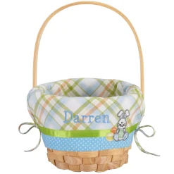 Premium Embroidered 8” Easter Basket